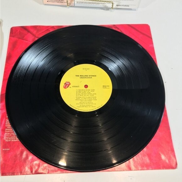 ROLLING Stones Undercover Vinyl Record LP with Inserts Tested - Picture 5 of 14